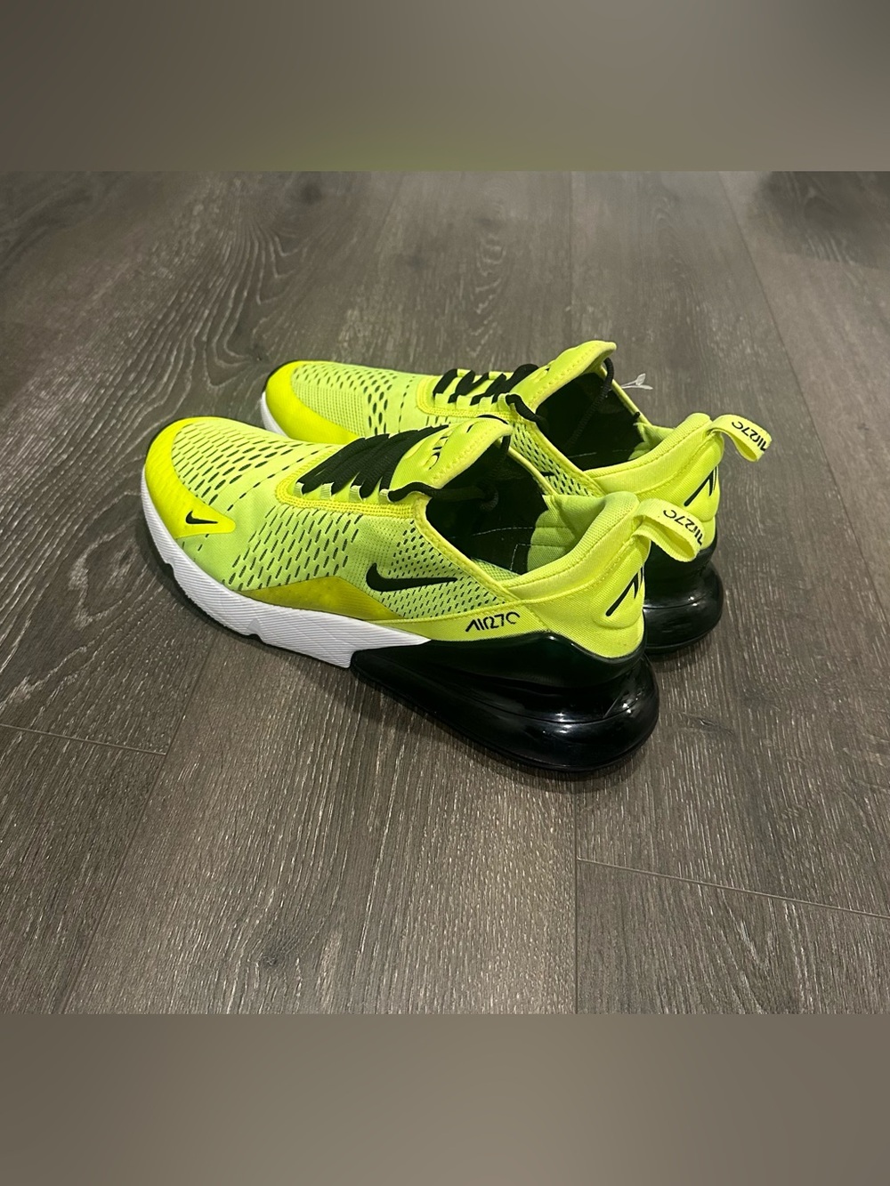 Nike Air Max 170 Neon Yellow and Black A Sneakers Mens Size 11